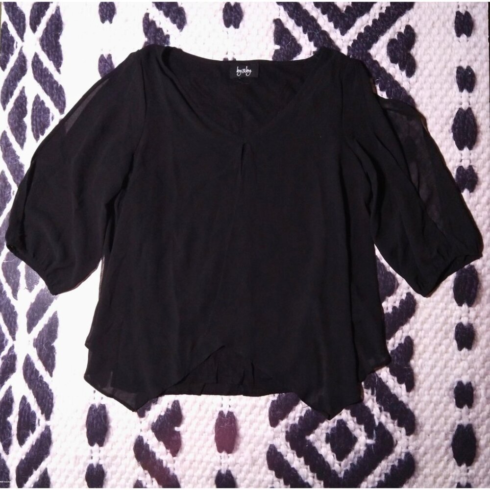 By & By Black Blouse